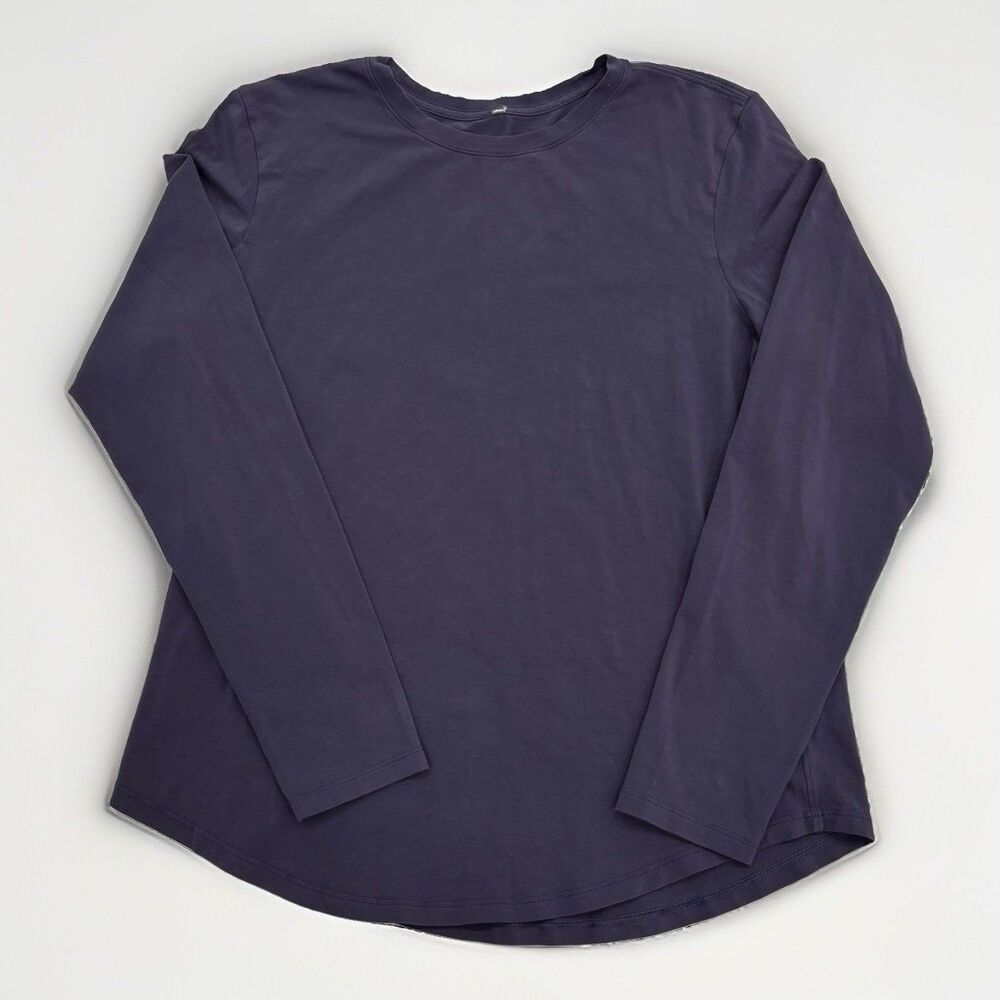 Lululemon Long Sleeve Shirt Womens Size 8 Love Nightfall Purple